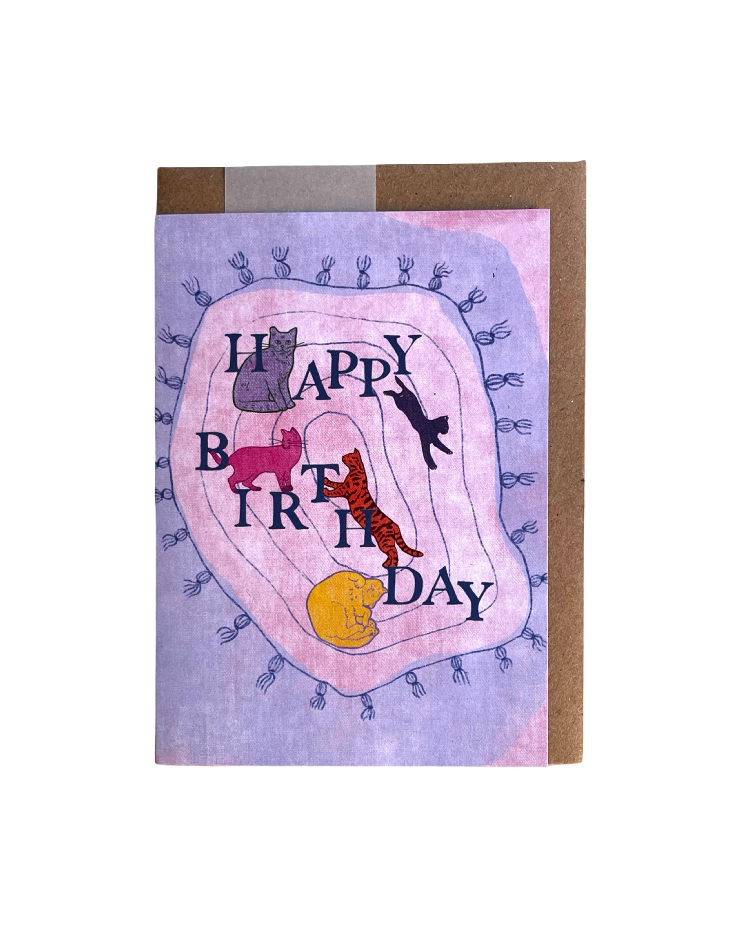 Happy Birthday Cats Card