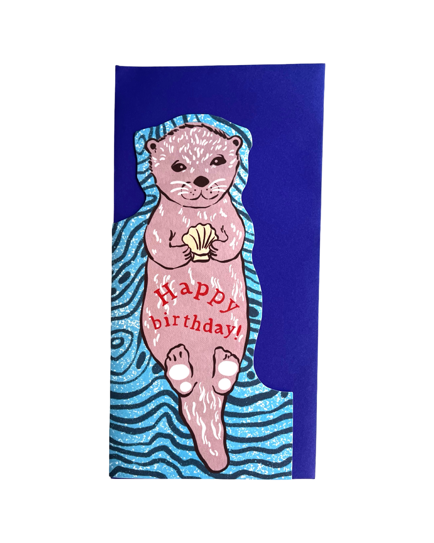 Otter Shaped Card