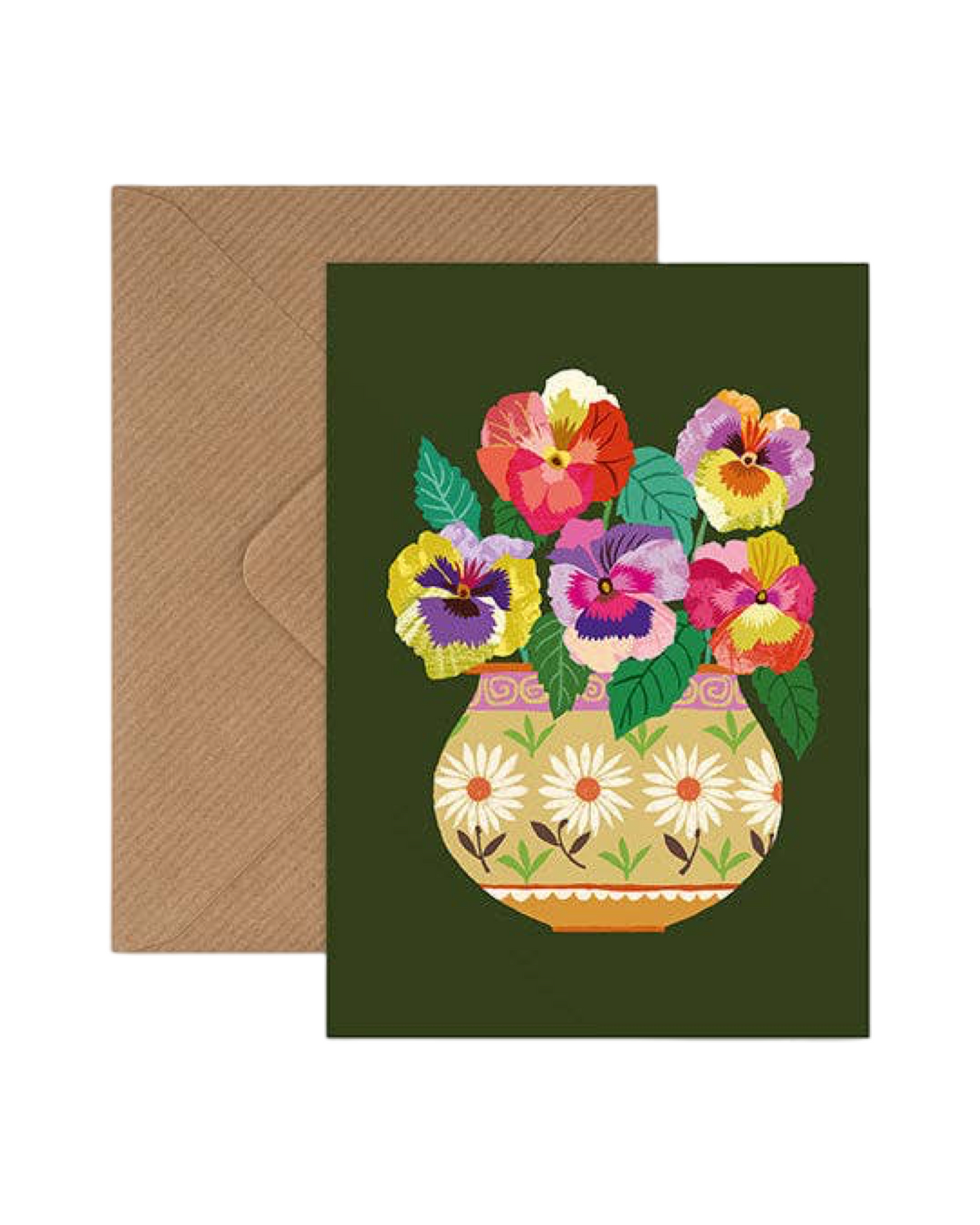 Pansies Card