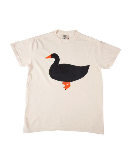 Black Duck Cream Tee