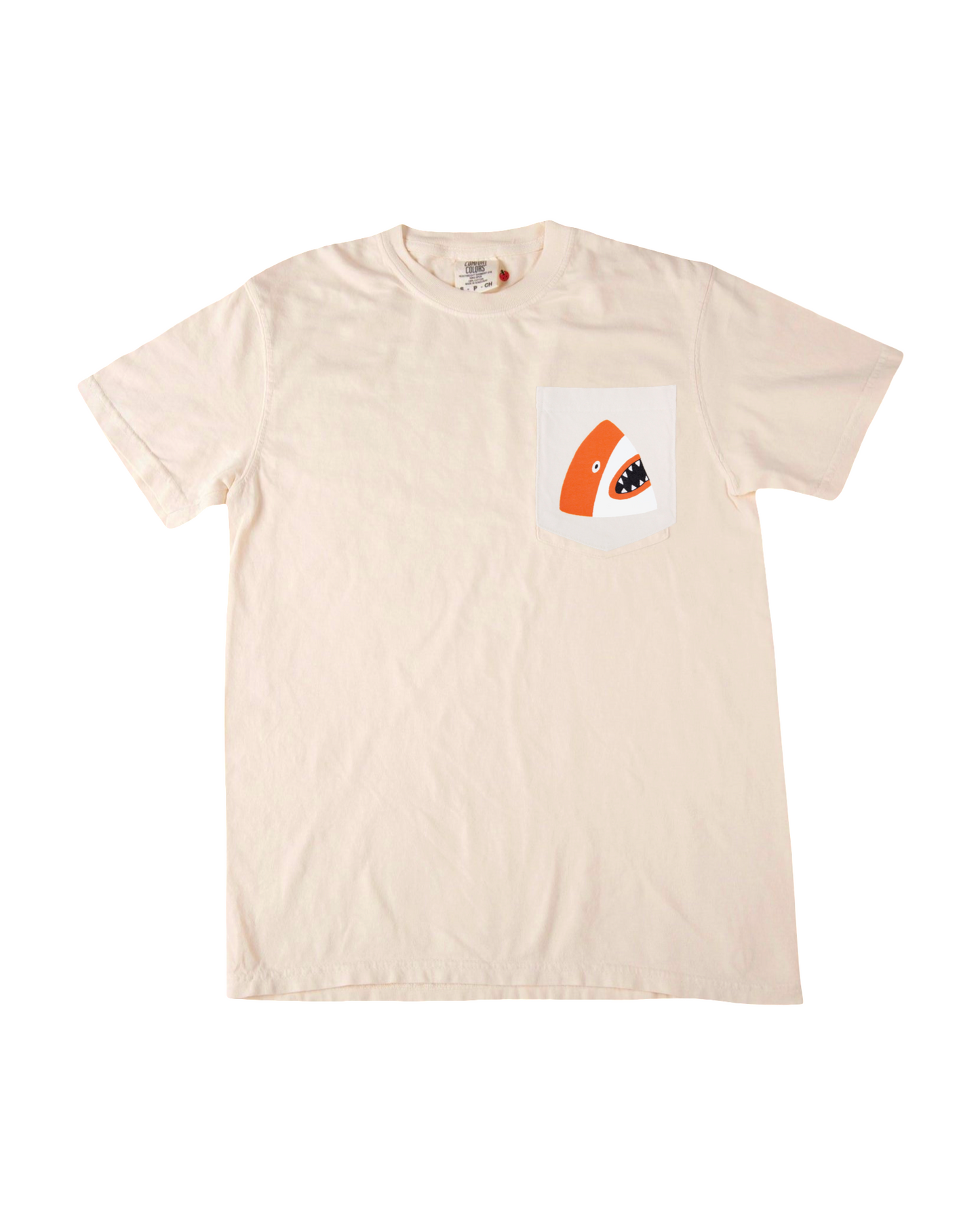 Red Shark Pocket Tee