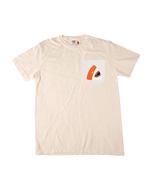 Red Shark Pocket Tee