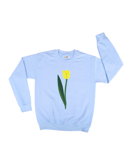 Miss You Tulip Crewneck Sweatshirt
