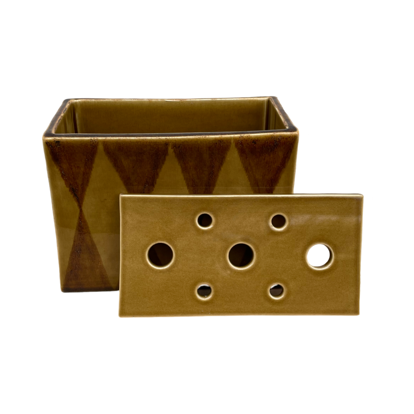 Honey Glaze Flower Brick