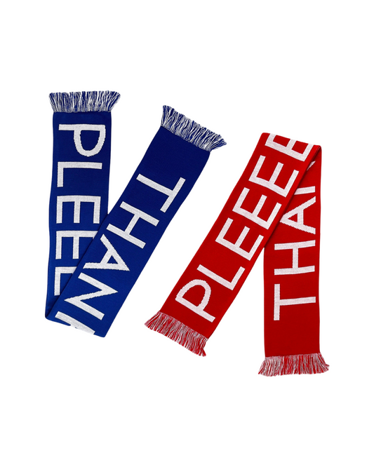 David Shrigley : Please & Thank You Football Scarf