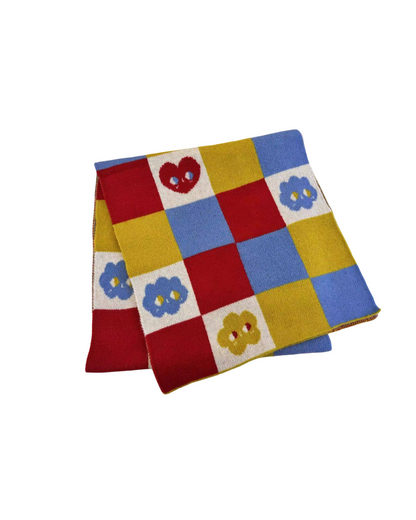 Grid Statement Scarf