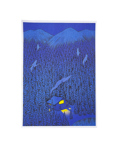 Gloaming Risograph Print