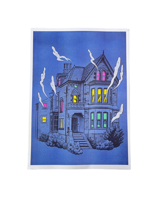 Haunt Risograph Print