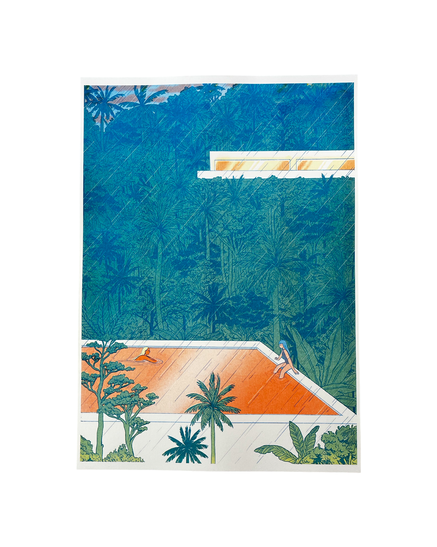 Bali A3 Risograph Print