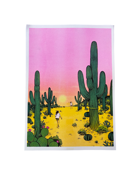 Mirage Risograph Print
