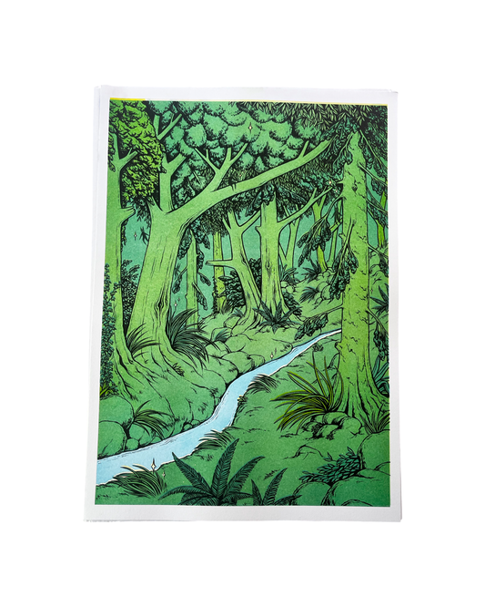 Viridescent Risograph Prints