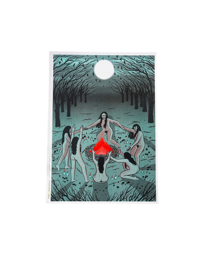 Occult A4 Risograph Print