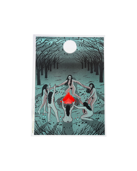 Occult A4 Risograph Print
