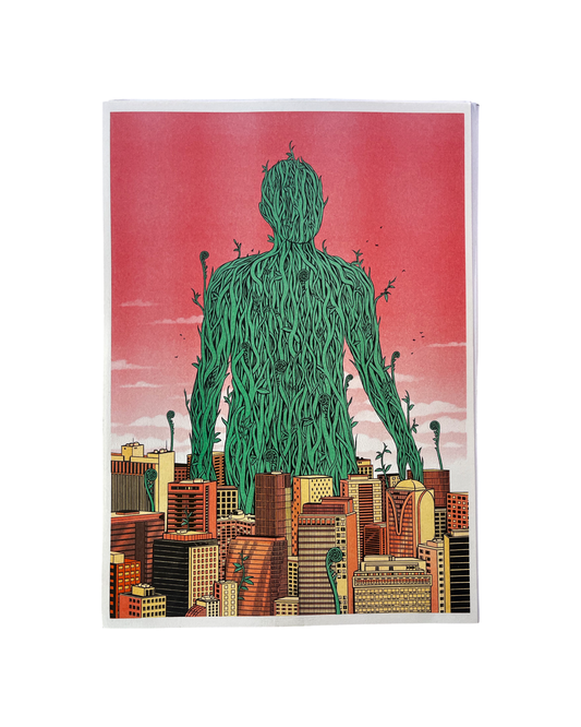 Awakened Risograph Print