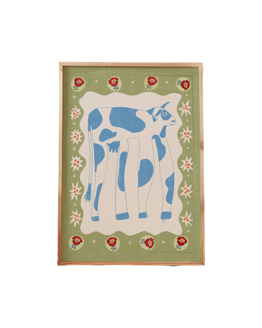 'Floopy Cow' Print
