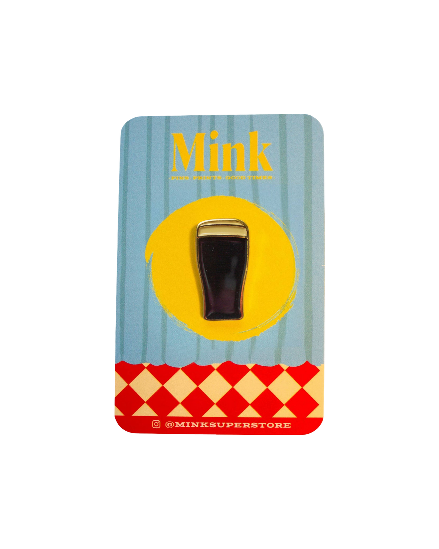 Pint O Plain Enamel Pin