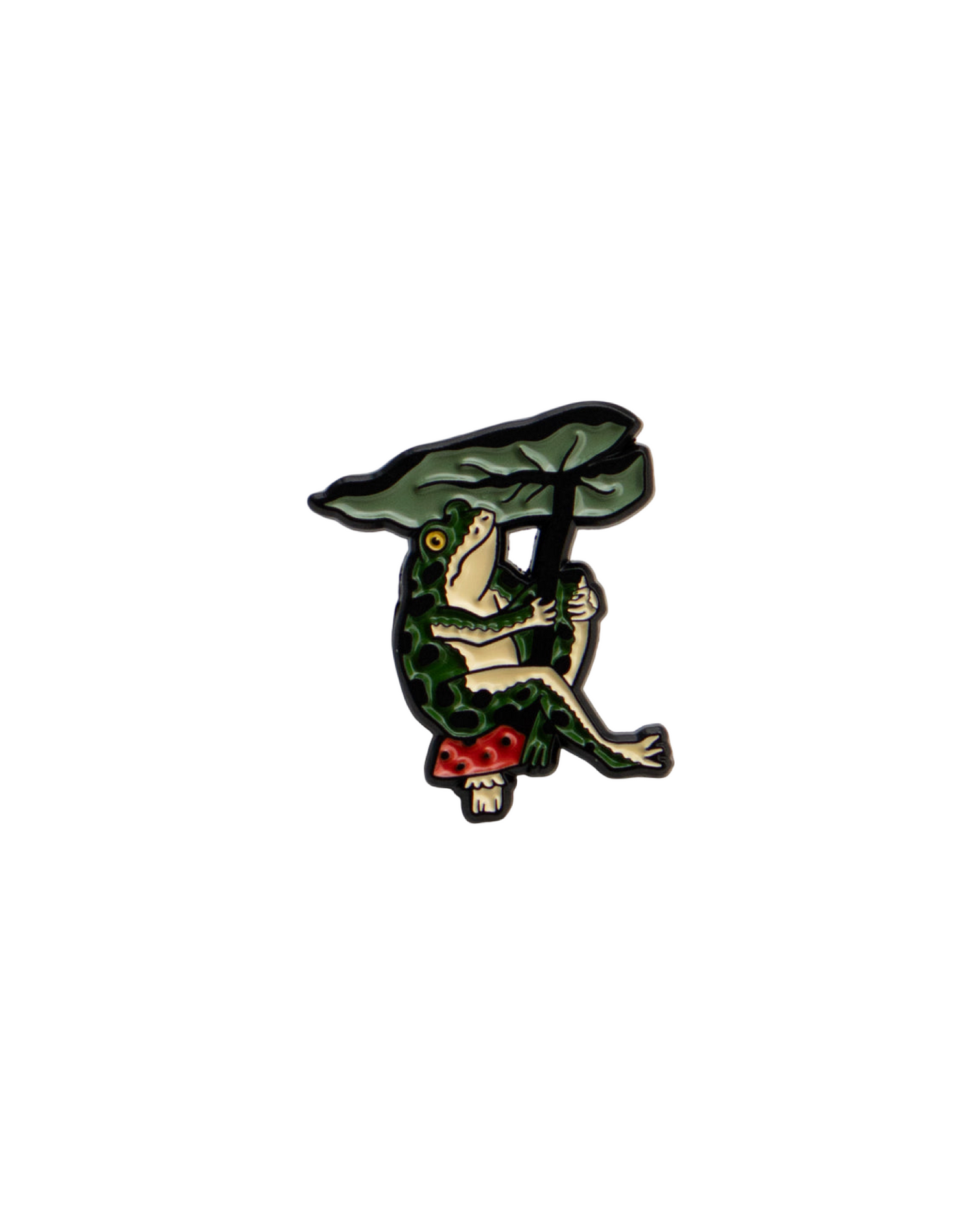 Leaf Umbrella Enamel Pin