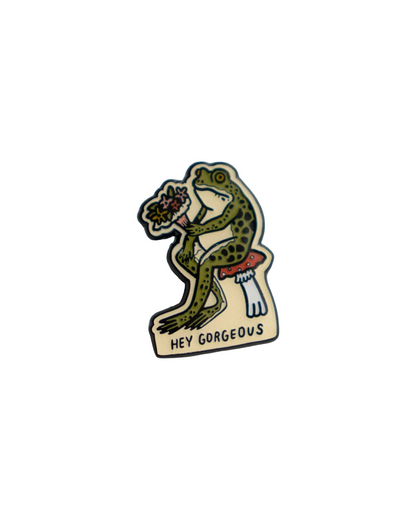 Hey Gorgeous Enamel Pin