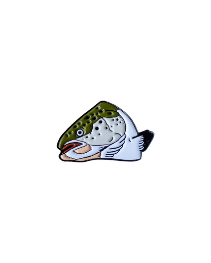 Fish Head Enamel Pin