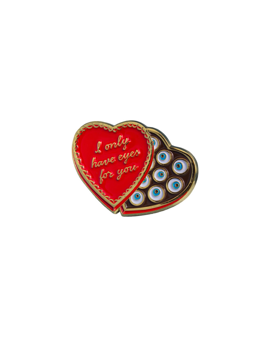I Only Have Eyes for You Enamel Pin