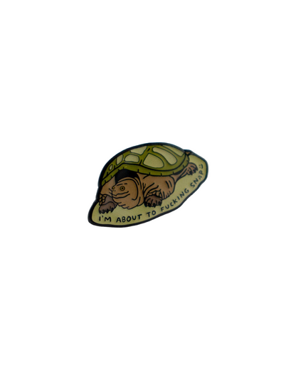 About to Snap Enamel Pin