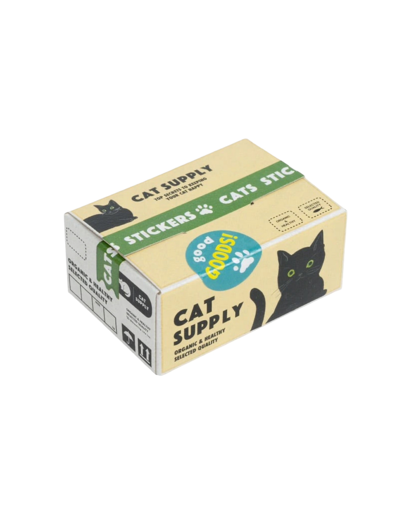 Mini Cat Supplies Sticker Box