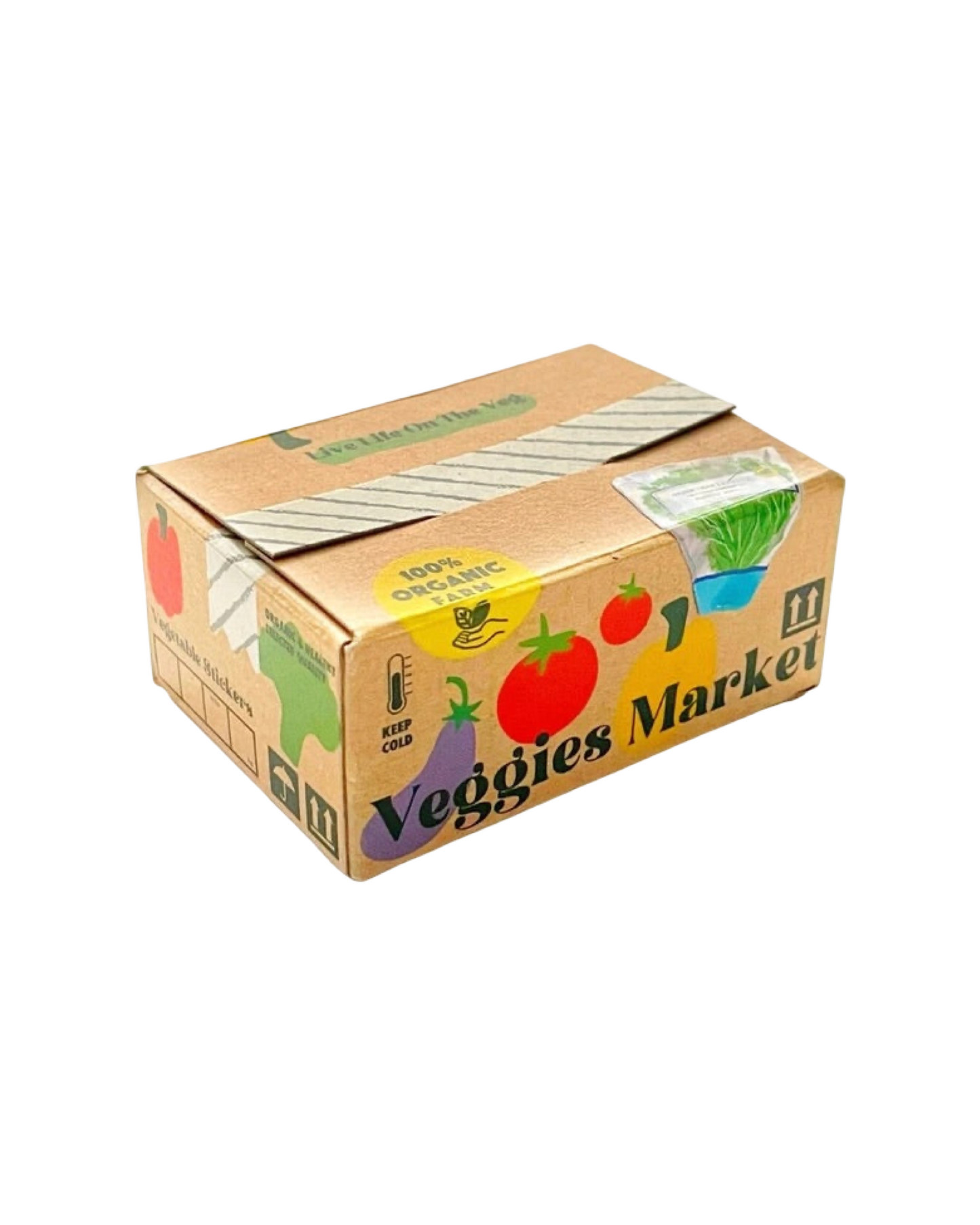 Mini Vegetable Sticker Box