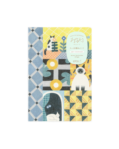 Midori Yuru Log Notebook : Cat
