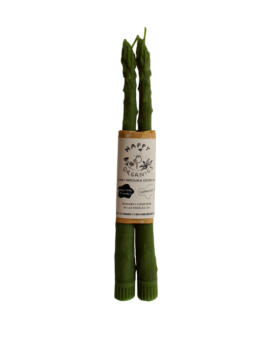 Asparagus Beeswax Candle