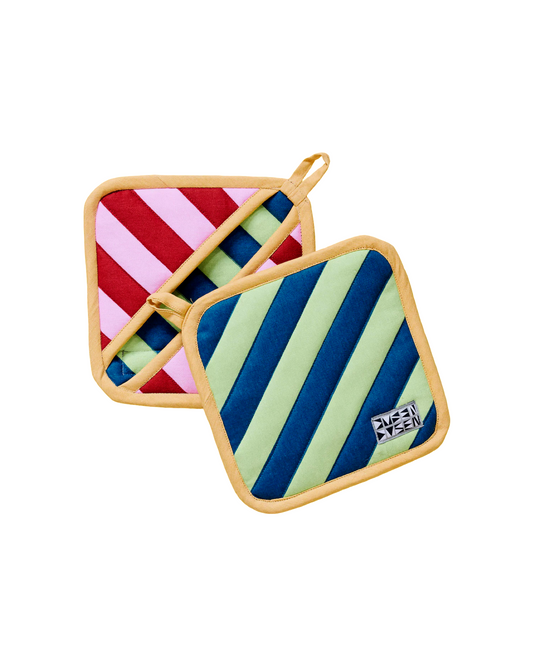 Brioche Stripe Pocket Pot Holder