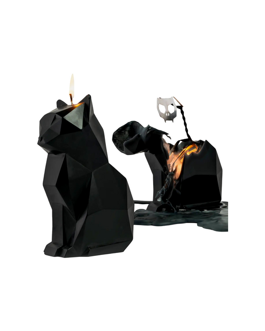 Pyropet Cat Skeleton Candle