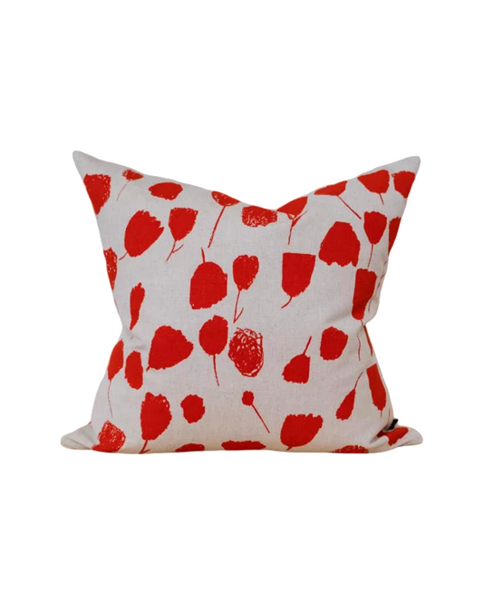 Bouquet Poppy Red Cushion