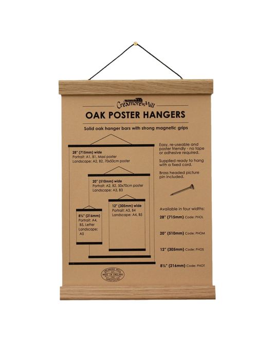 Oak Poster Hanger