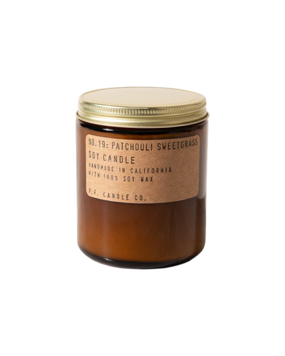 Patchouli Sweetgrass – 7.2 oz Soy Candle