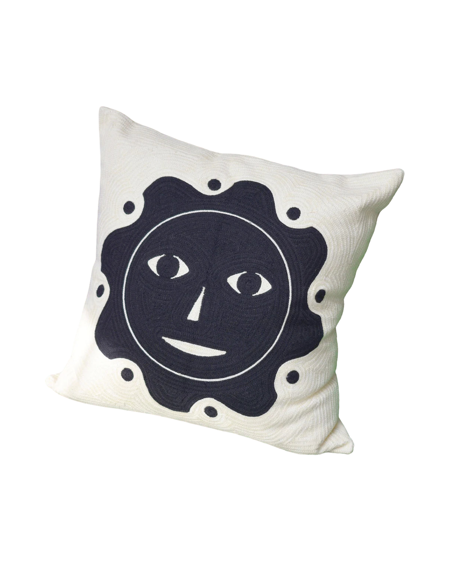 Everybody Sun Embroidered Pillow