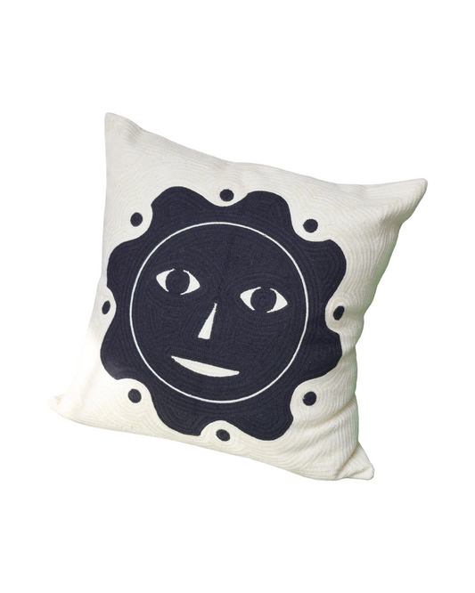 Everybody Sun Embroidered Pillow