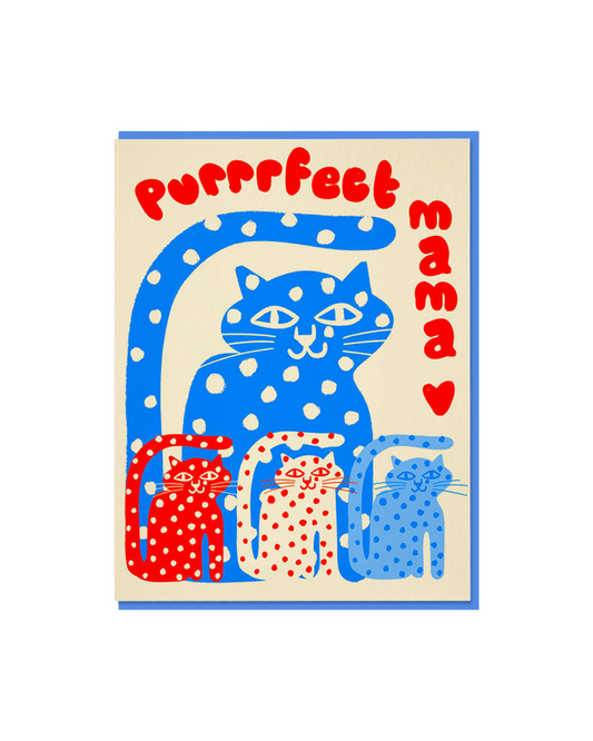 Purrrfect Mama Card