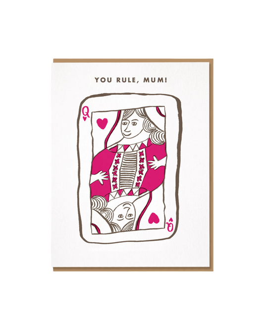 Queen of Hearts Card