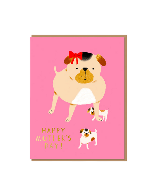 Pugs Mama Card