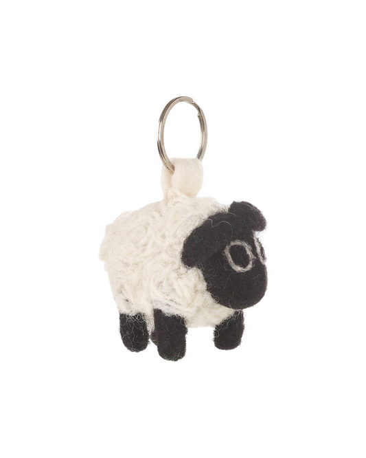 Sheep Felt Keyring