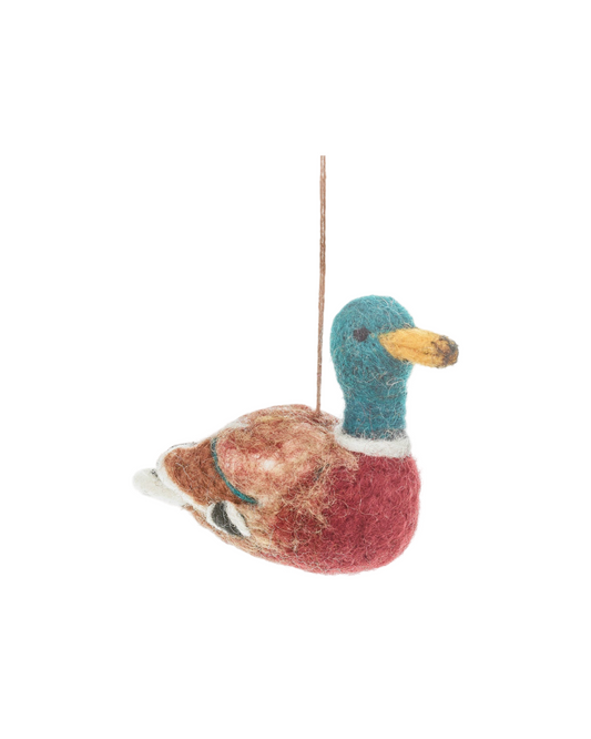 Maddox the Mallard Felt Decoration
