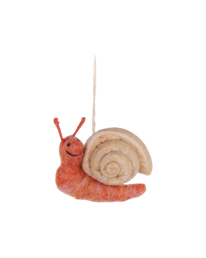 Sadie Snail Felt Decoration