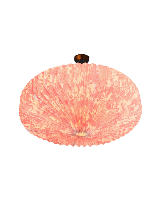 Indian Toile Origami Paper Lightshade