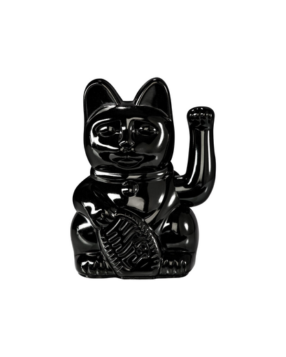 Glossy Black Lucky Cat