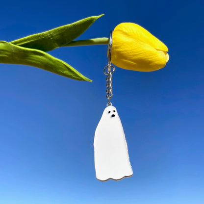 Cloud Ghost Keychain