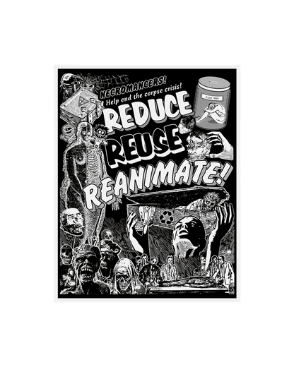 Reanimate Risograph Print