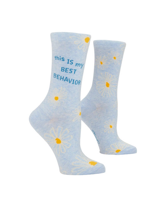 This Is My Best Behavior Women's Socks