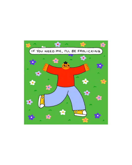 Frolicking Print