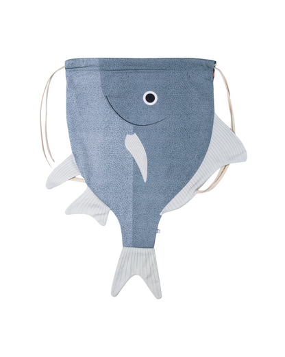Large Blue Silver Biddy Backpack