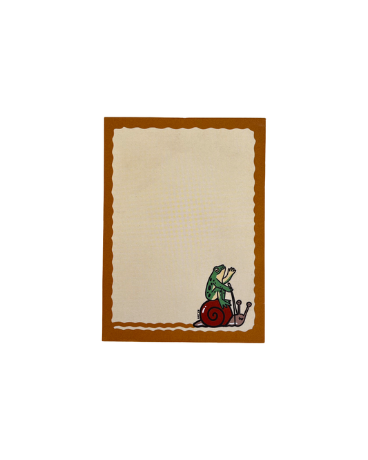 Snail Ride Notepad